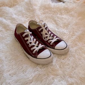 Maroon Converse